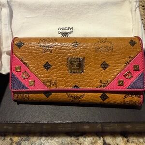 MCM Long Trifold Wallet